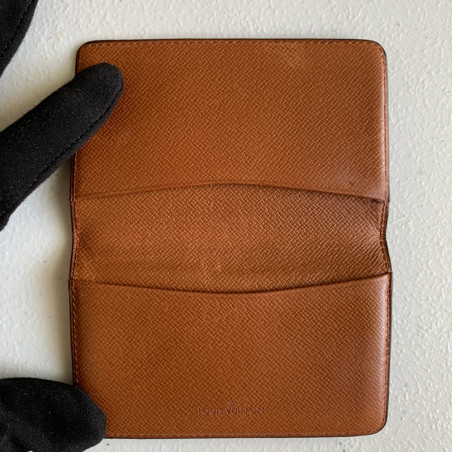 Louis Vuitton brown monogram RA0960 card holder authentic with COA