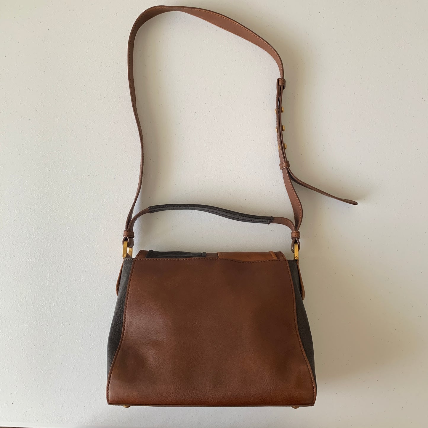 Fendi Anna leather shoulder crossbody bag purse authentic with COA