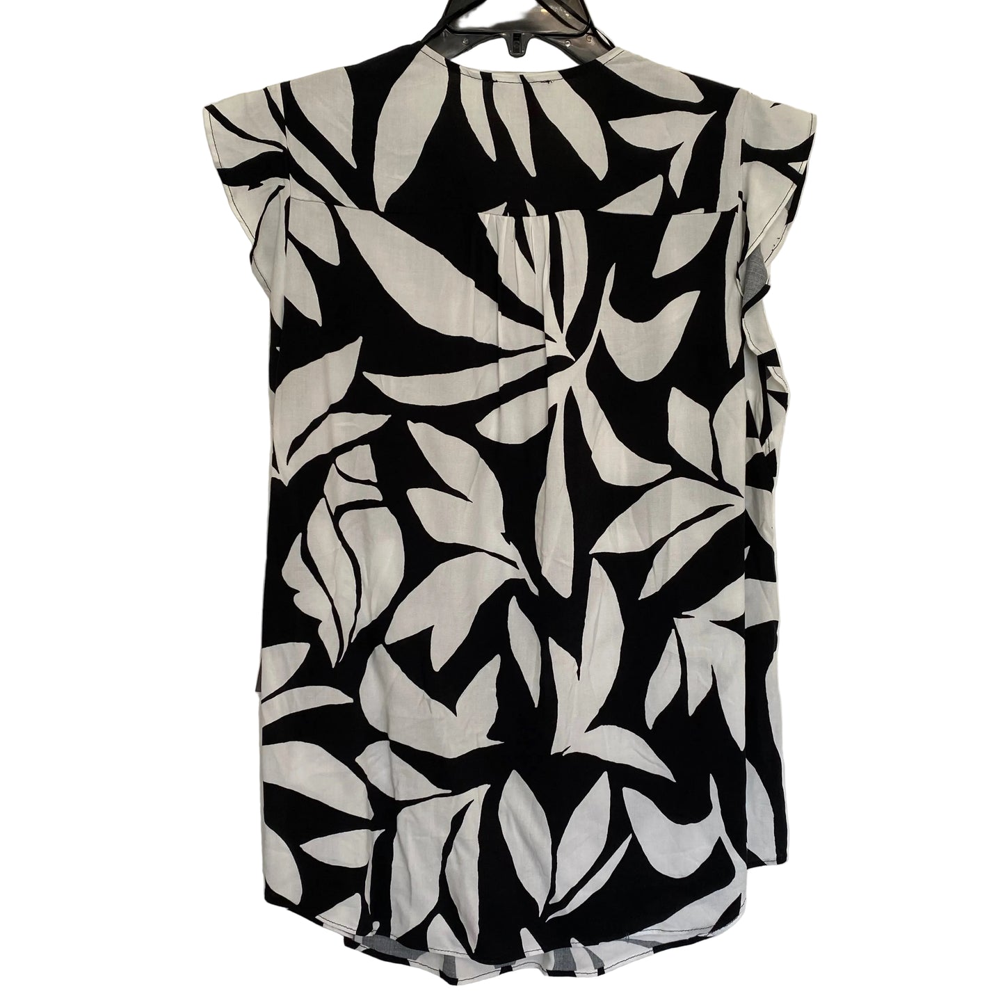 Vince Camuto Women’s NWT Black and white short sleeve blouse size Medium