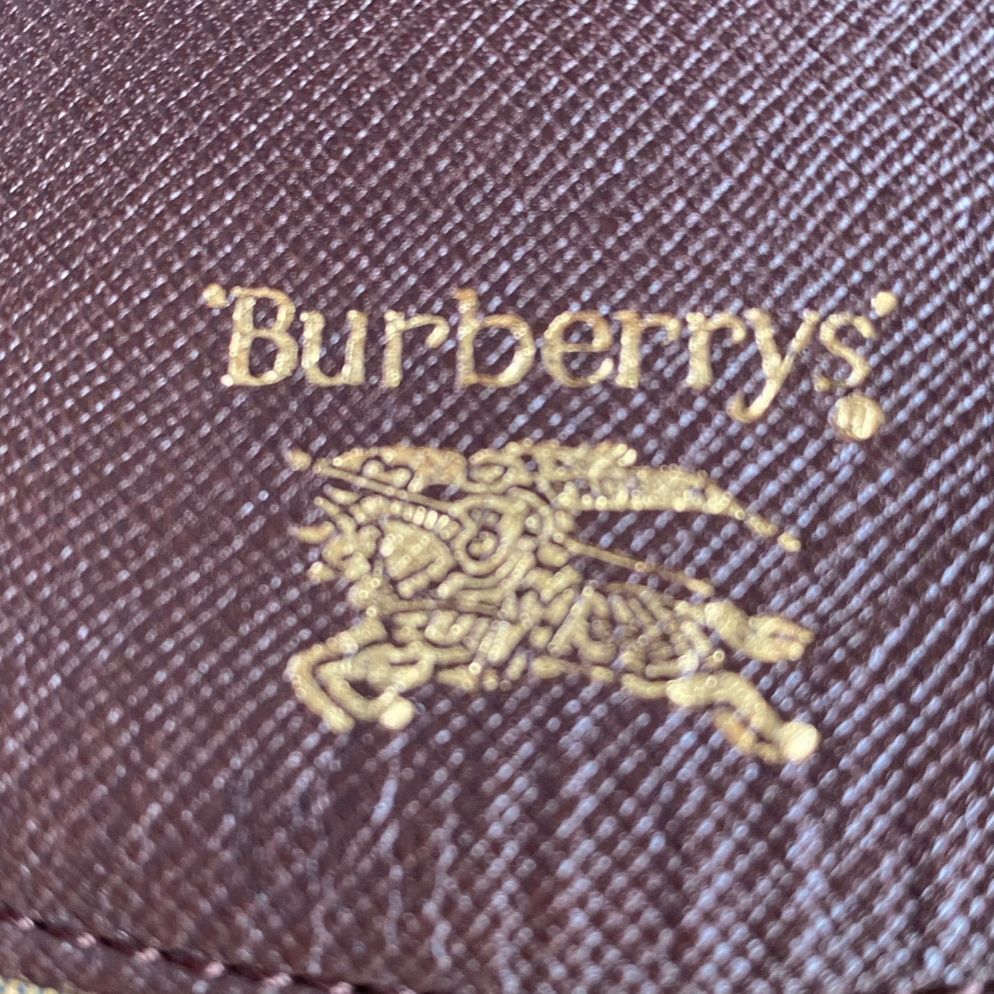 Burberry vintage check crossbody bag authentic with coa