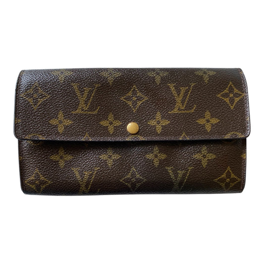 Louis Vuitton monogram Sarah long wallet MB0083 Authentic with COA