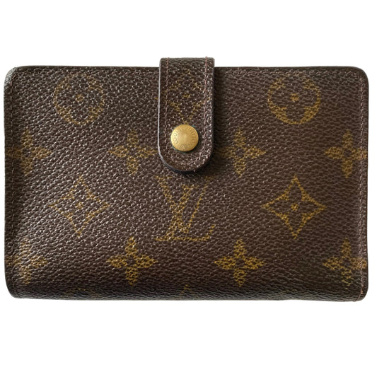 Louis Vuitton monogram kiss lock wallet MI0948 Authentic with COA