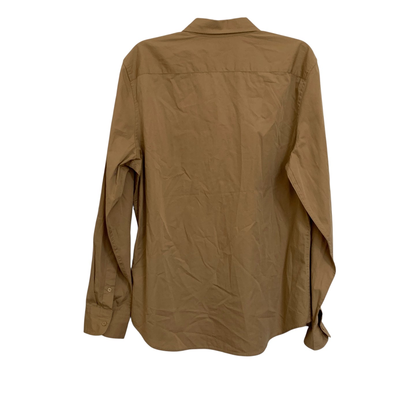 Lauren Ralph Lauren women’s NWT tan long sleeve button down shirt size XL