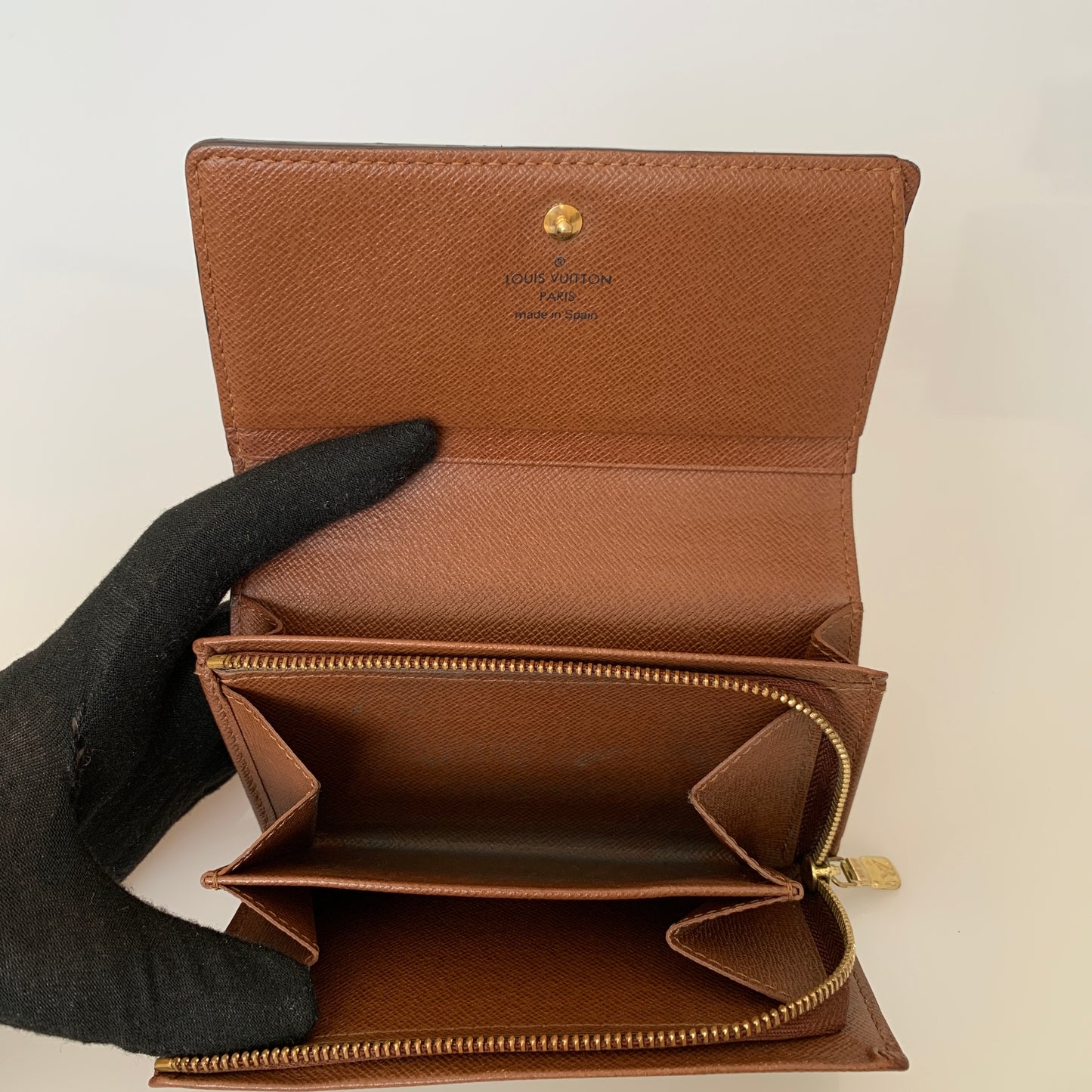 Louis Vuitton monogram compact wallet CA1004 authentic with COA