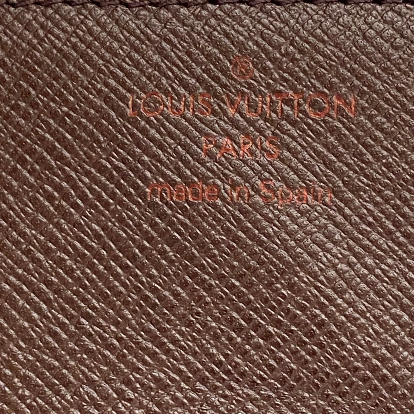 Louis Vuitton damier ebene cardholder CA0035 authentic with coa 4.2x3.2