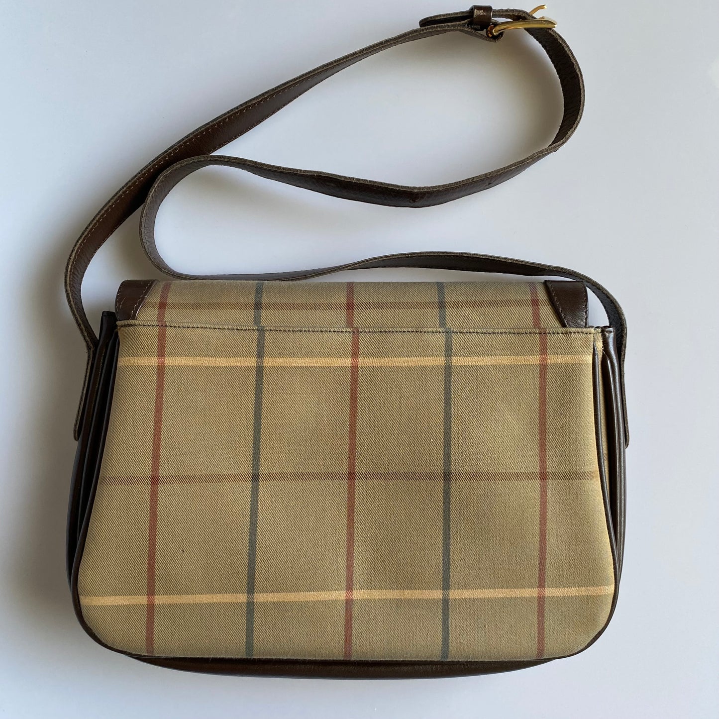Burberry vintage check shoulder crossbody bag authentic with coa