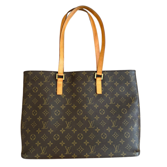 Louis Vuitton women’s monogram luco tote bag authentic with COA