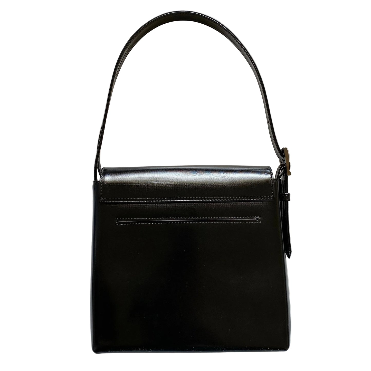 Givenchy vintage 4 G black leather shoulder bag Authentic with COA