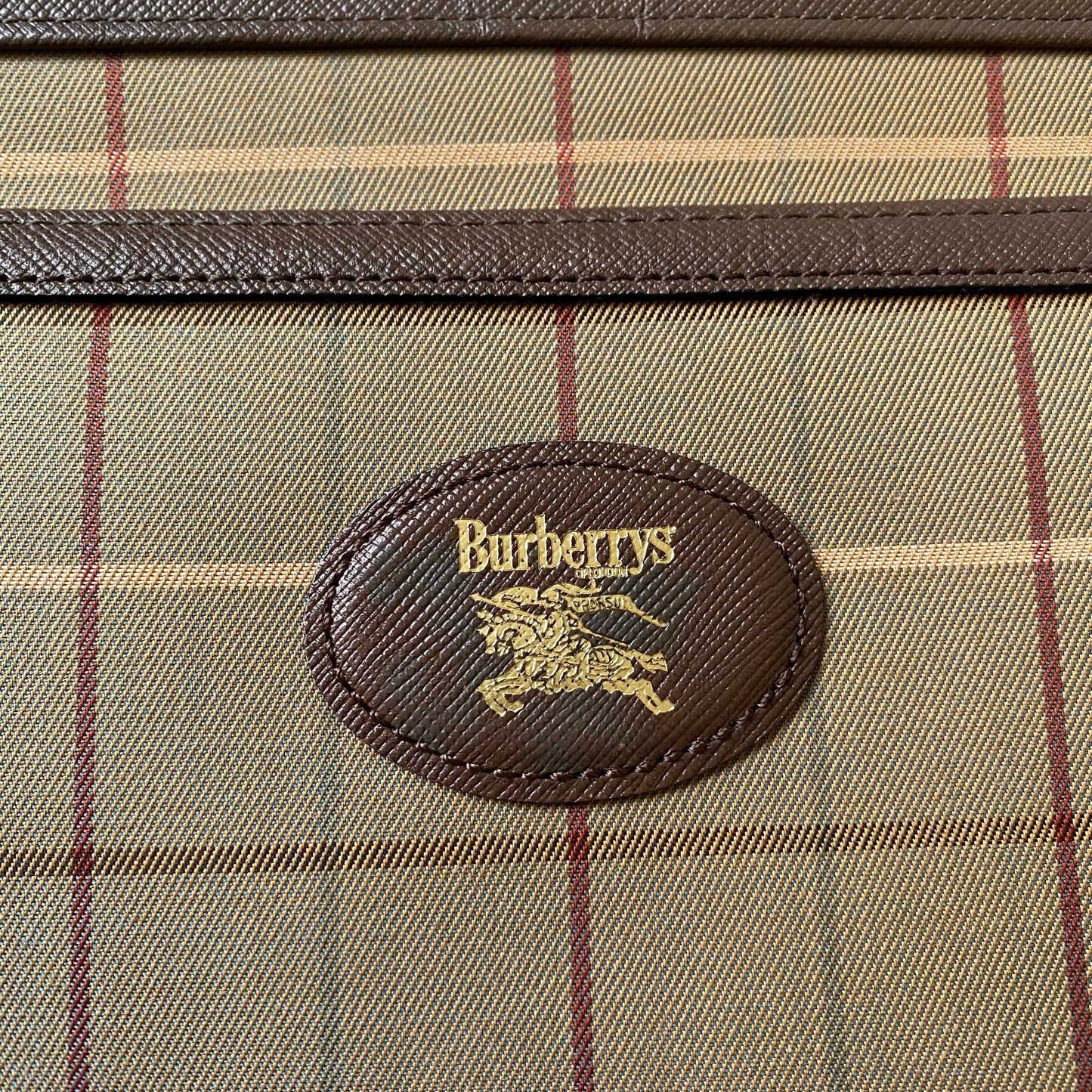 Burberry vintage check clutch bag Authentic with COA