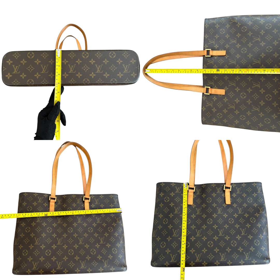 Louis Vuitton women’s monogram luco tote bag authentic with COA
