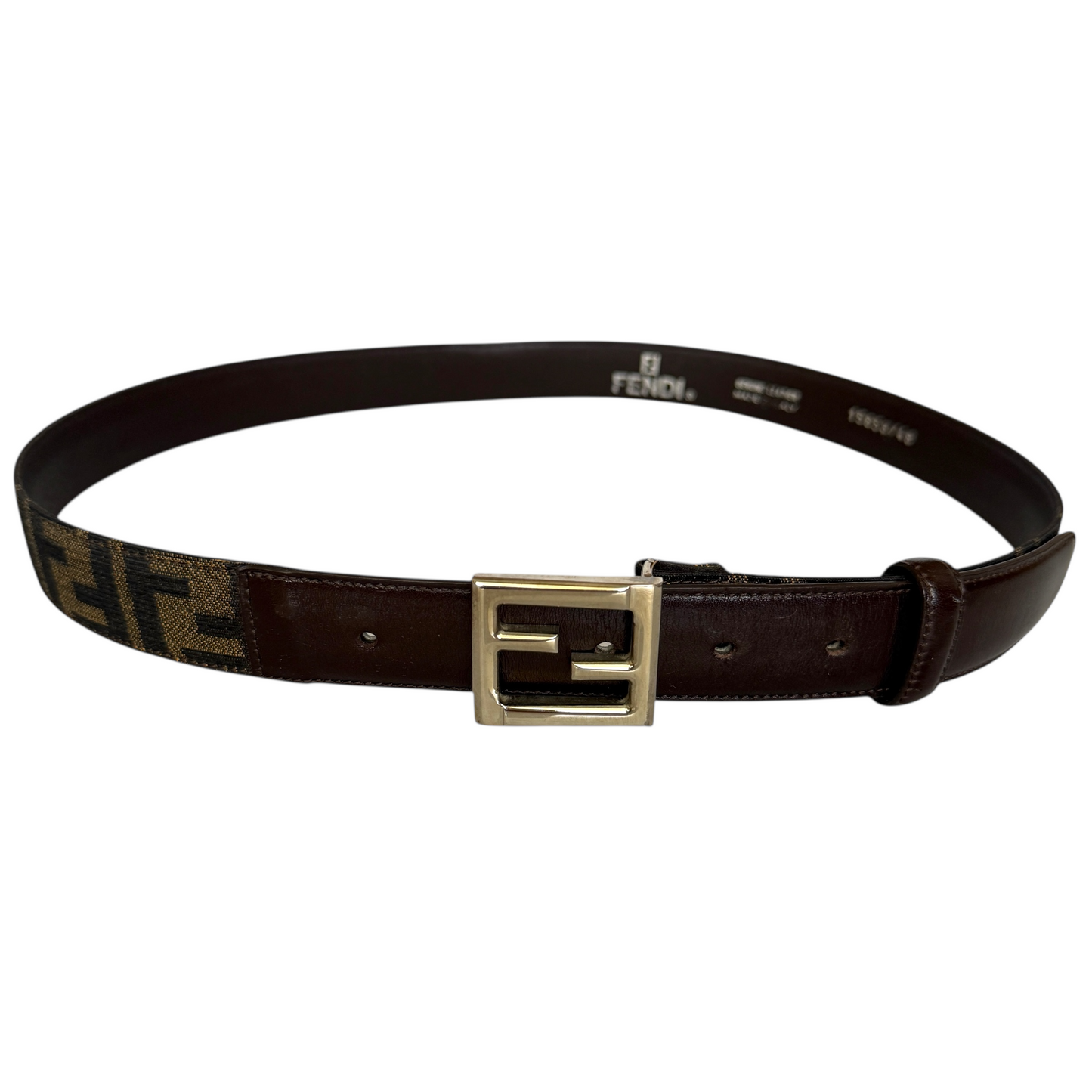 Fendi vintage zucca monogram belt authentic with COA