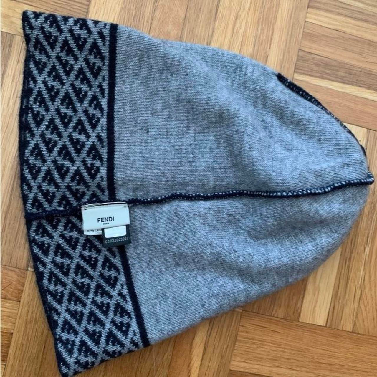 Authentic Fendi unisex wool hat