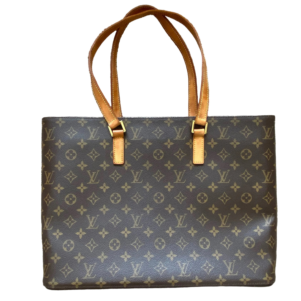 Louis Vuitton monogram luco SR0010 tote bag Authentic with COA 18x11.6x4.2