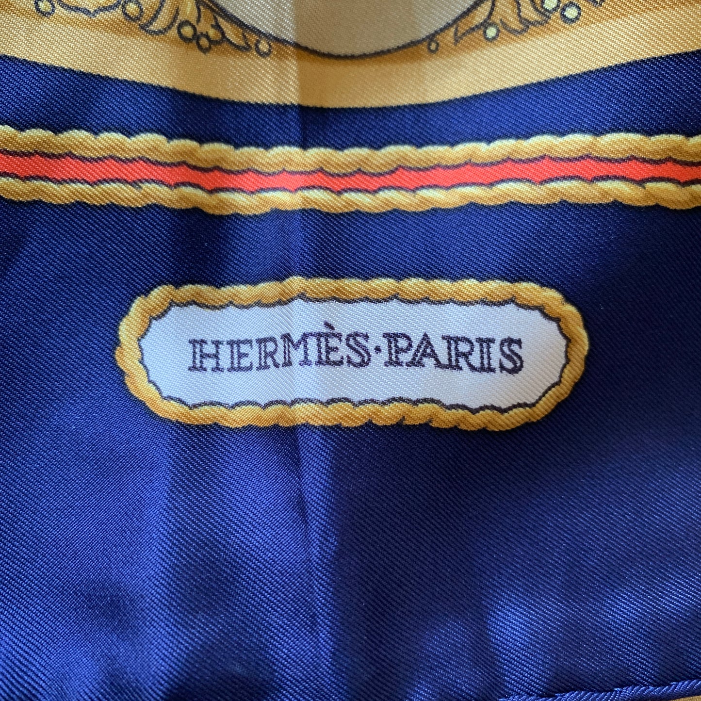 Hermes carre 90 large silk scarf Authentic With COA 34.5 inch