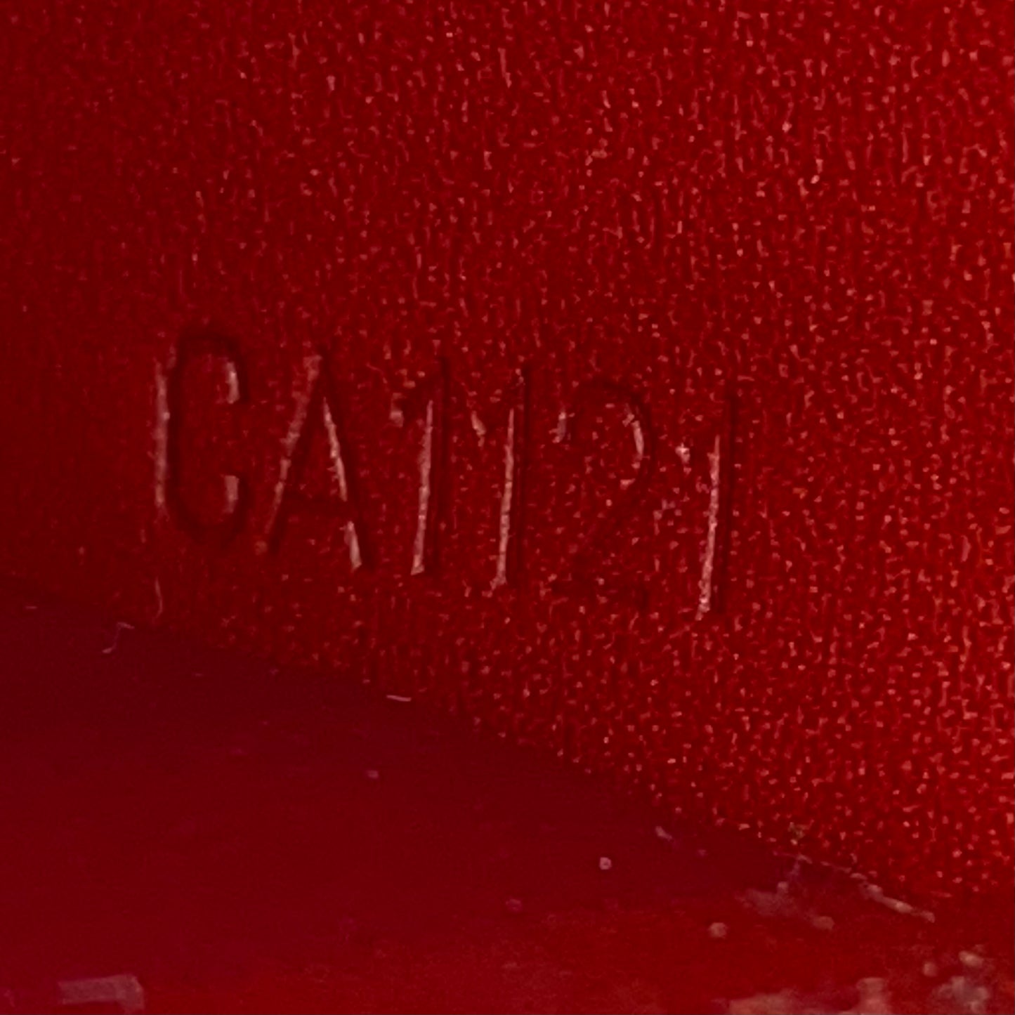 Louis Vuitton red vernis monogram zippy wallet ca1121 authentic with coa