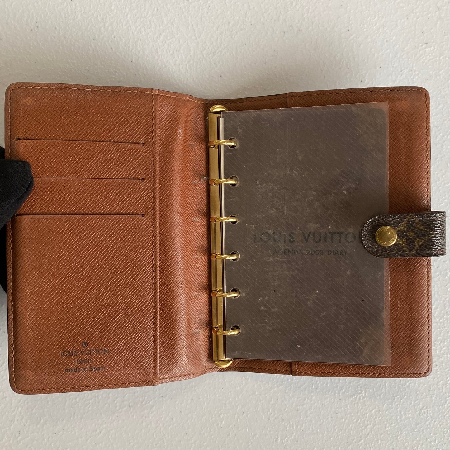 Louis Vuitton monogram PM agenda unisex ca0929 authentic with coa