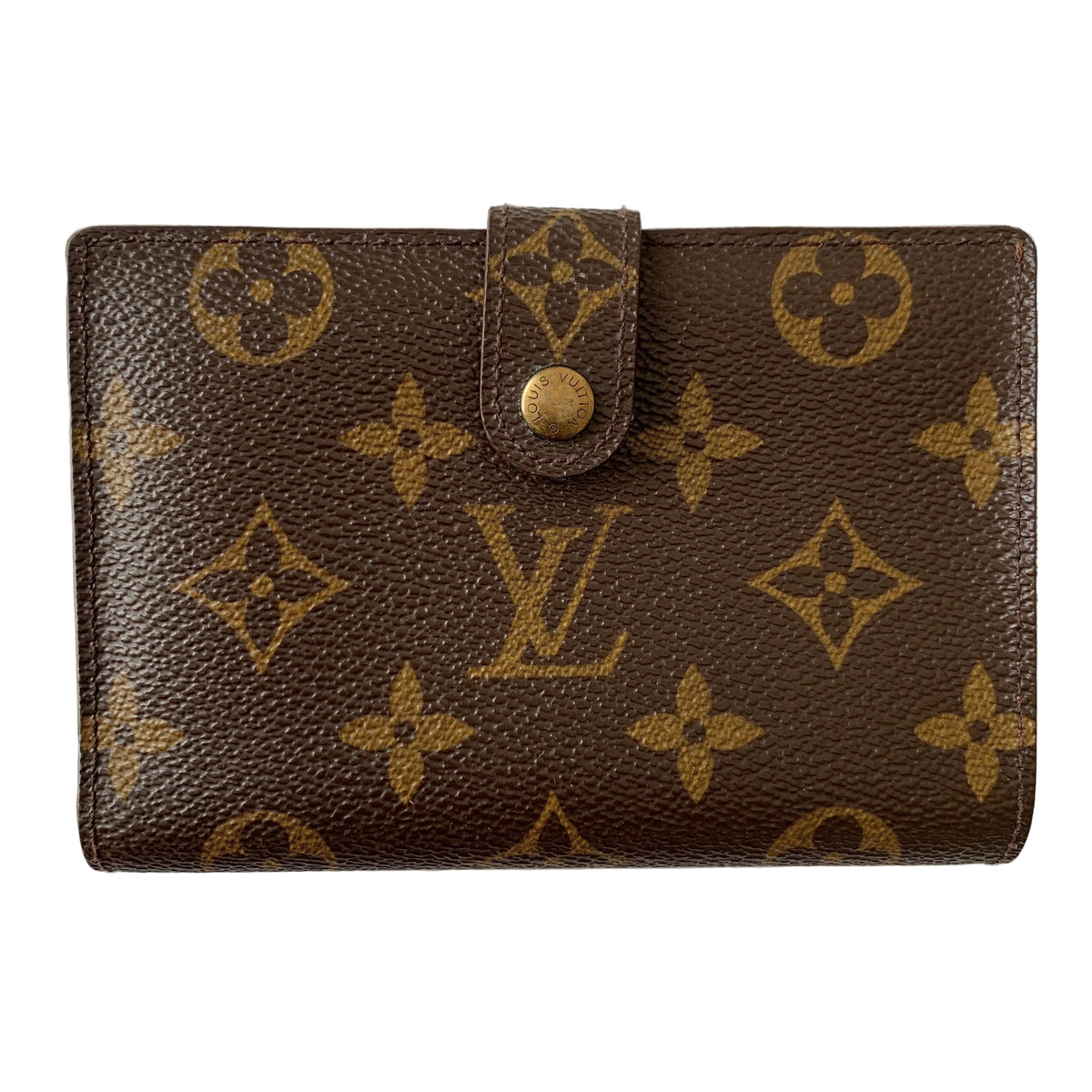 Louis Vuitton monogram kisslock wallet SD1917 Authentic with COA 5.2x3.6