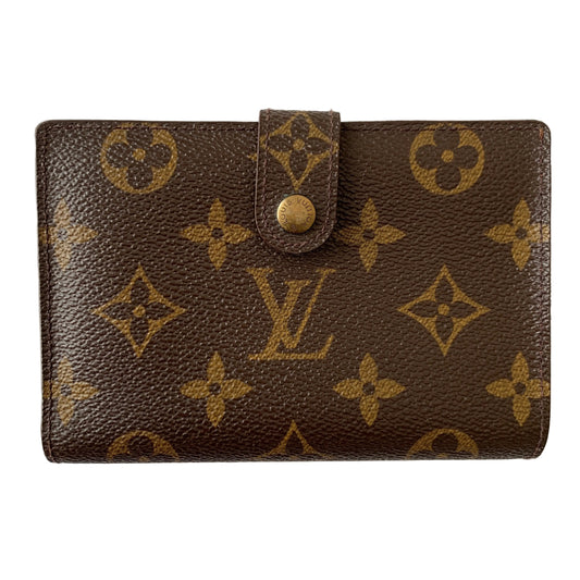 Louis Vuitton monogram kisslock wallet SD1917 Authentic with COA 5.2x3.6