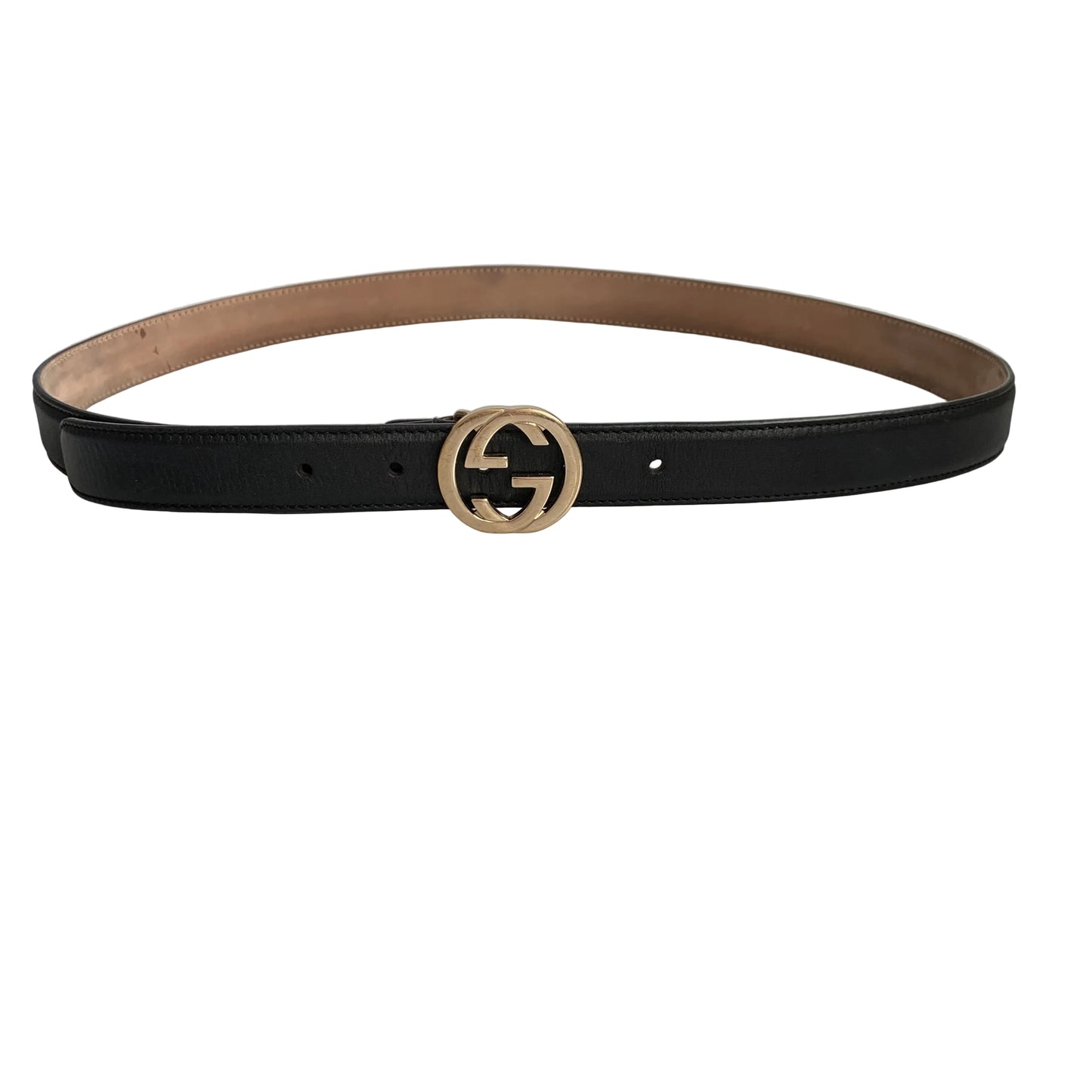Gucci Black leather Belt authentic with COA size 95cm 38”