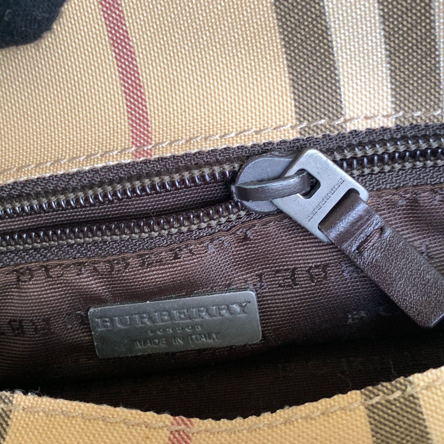 Burberry classic check tote bag authentic with coa