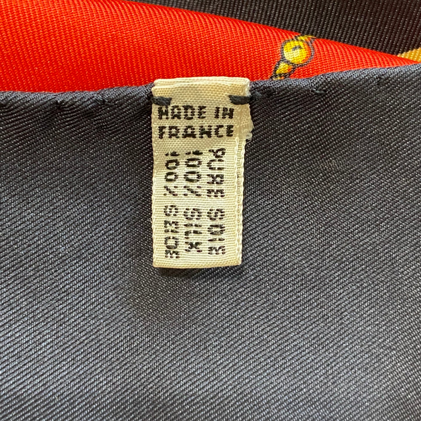 Celine large silk square scarf 33 inch Authentic with coa
