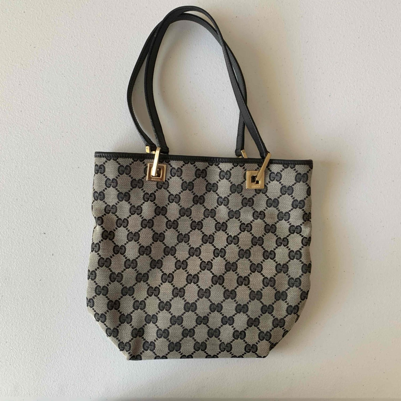 Gucci GG monogram tote bag authentic with COA 9.5x10.5x4
