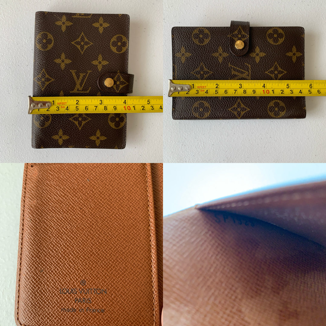 Louis Vuitton monogram agenda organizer planner PM with pen sp1929 authentic wi