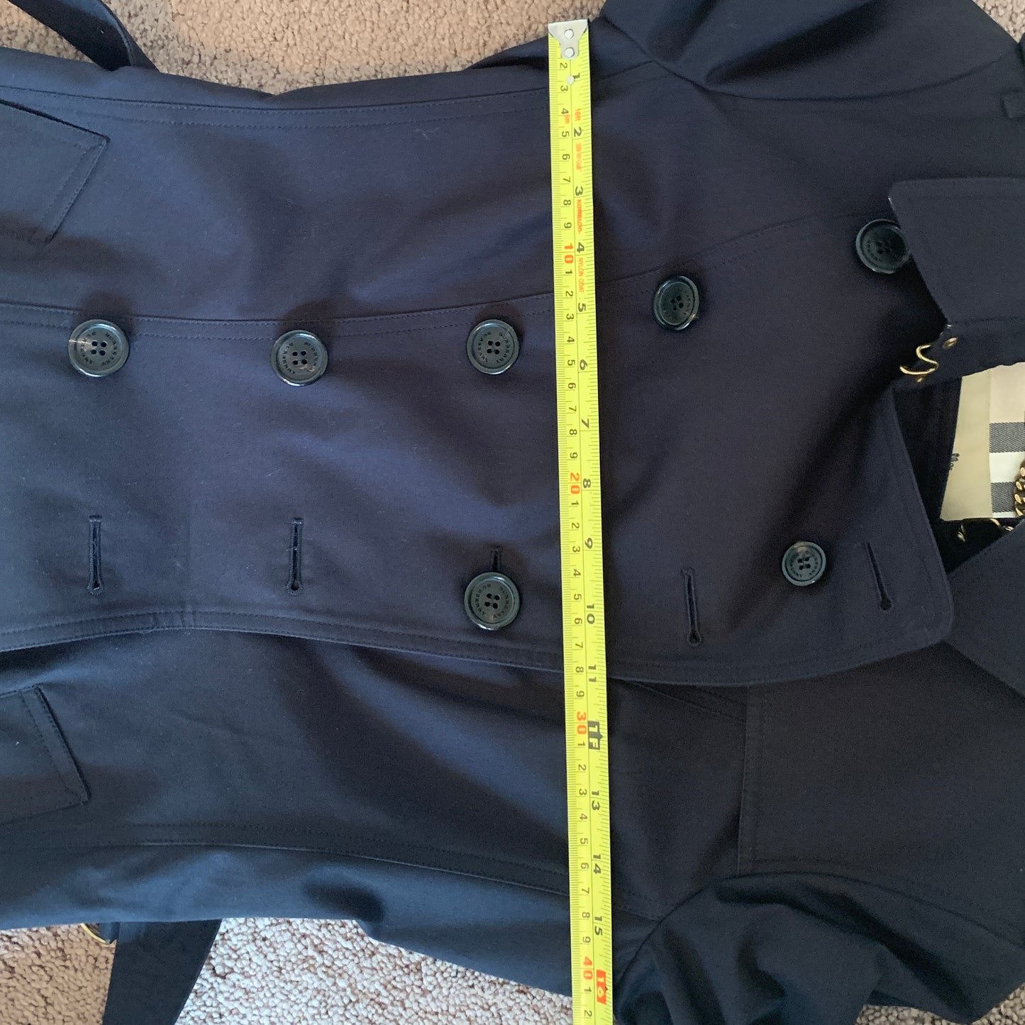 Authentic Burberry women’s trench coat never worn