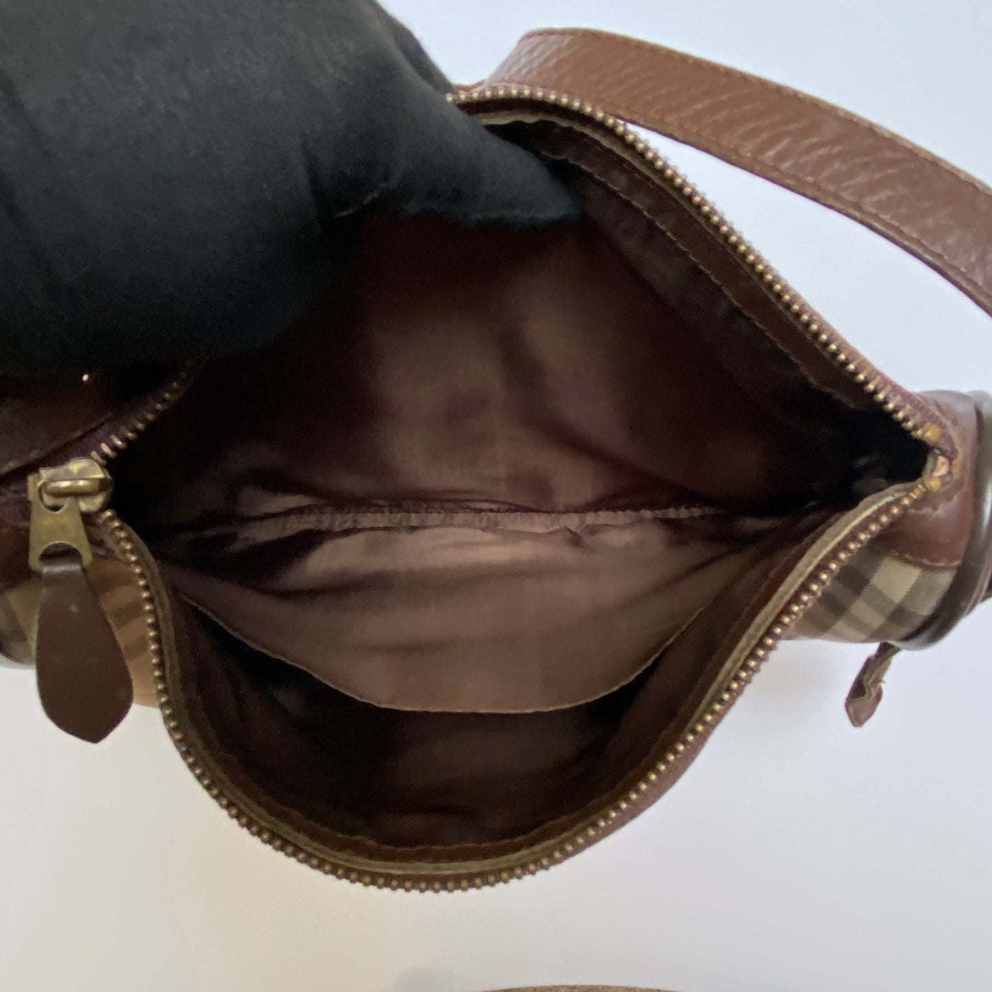Burberry vintage classic check shoulder bag Authentic with COA 12x9x2.6