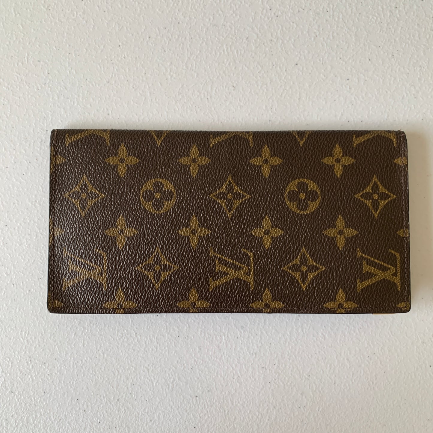 Louis Vuitton monogram long card holder wallet 872 CT authentic with COA