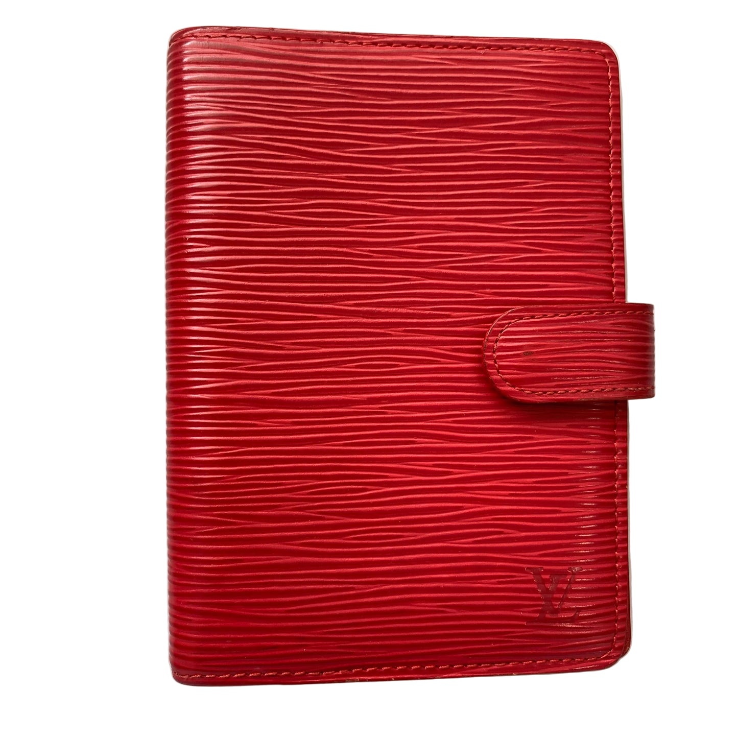 Louis Vuitton red Epi leather agenda PM CA1003 Authentic with COA