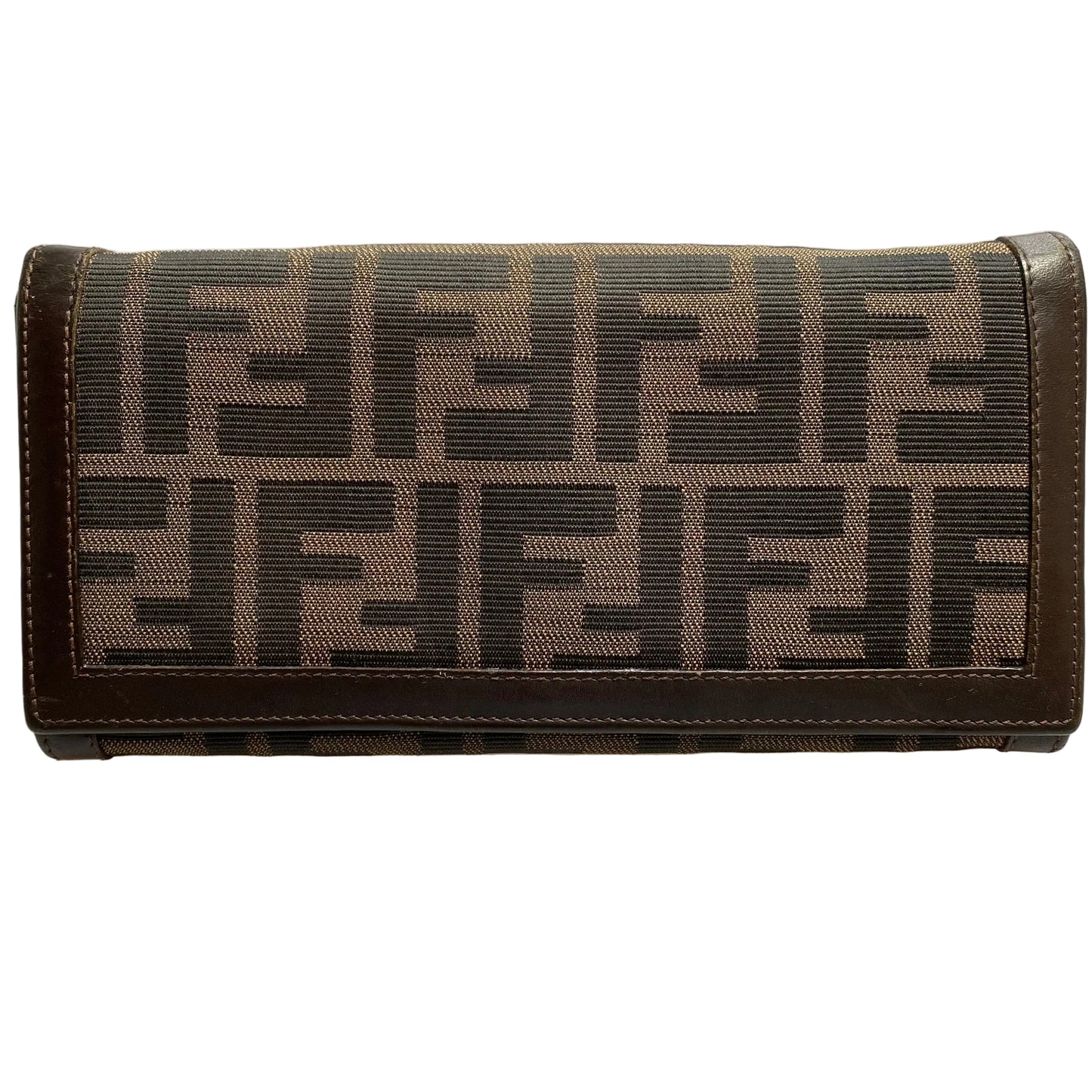 Fendi wallet zucca monogram long wallet Authentic with COA 7.5x3.9