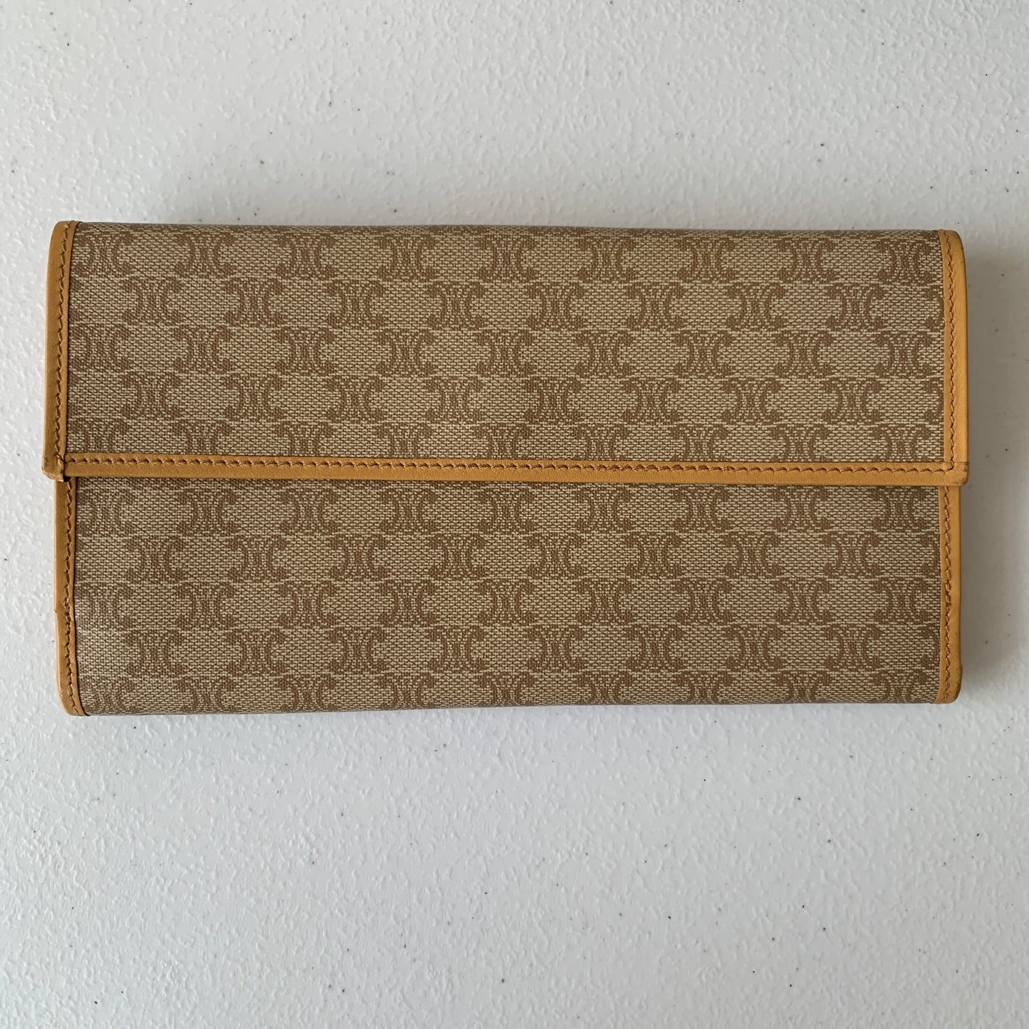 Celine vintage women’s macadam long Wallet authentic with COA