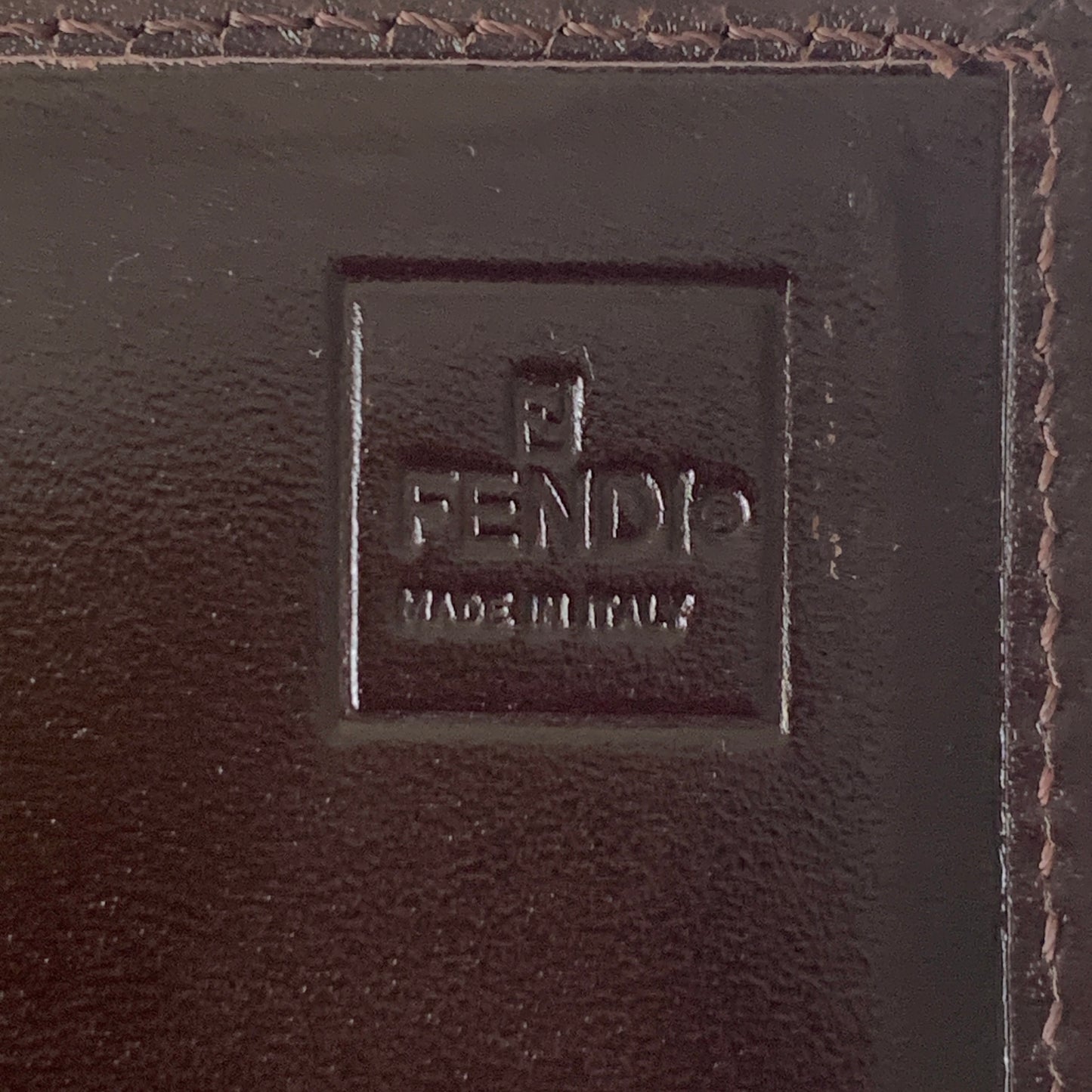 Fendi zucca monogram long wallet authentic with COA and box