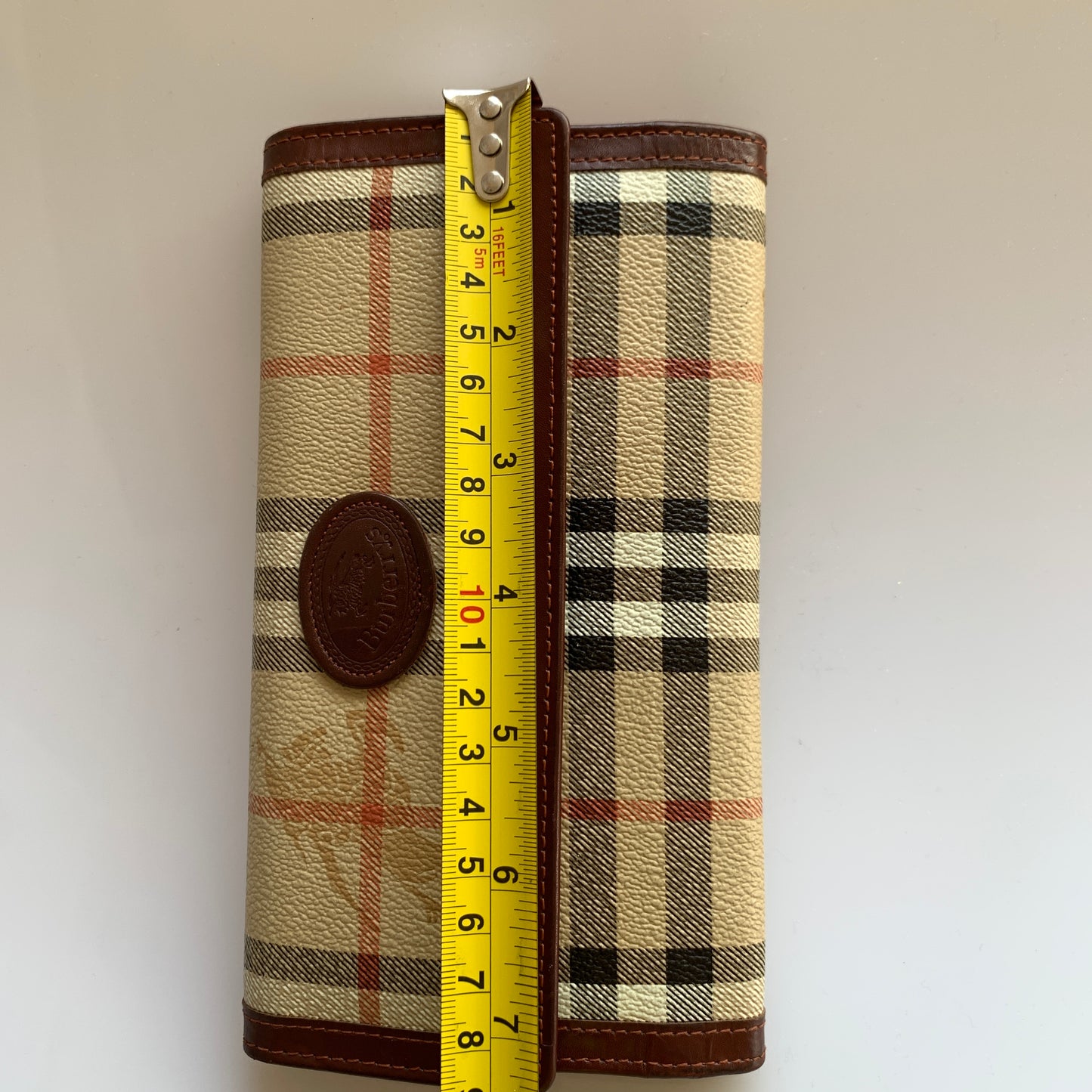 Burberry vintage nova check women’s long wallet authentic with COA