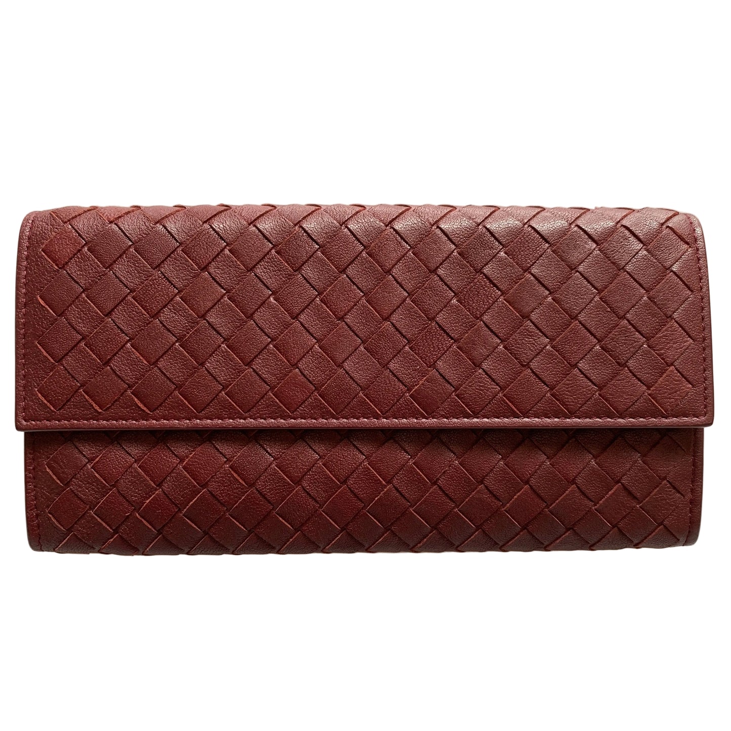 Bottega Veneta intrecciata leather long wallet Authentic with COA box and dusty