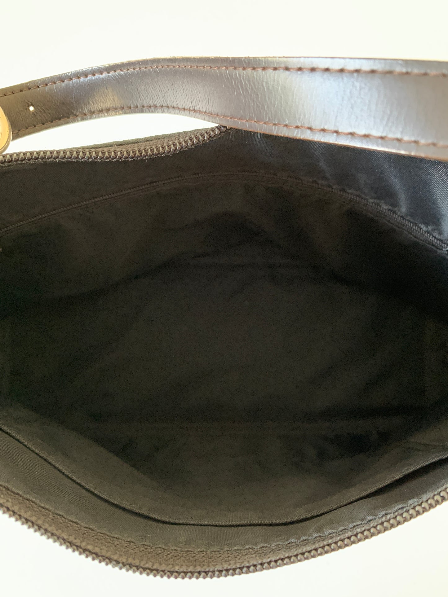 Burberry check canvas shoulder bag authentic with COA