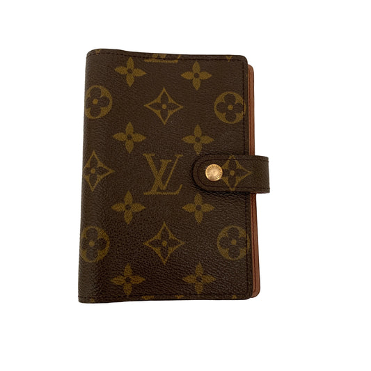 Louis Vuitton monogram agenda Organizer Planner unisex PM Authentic with COA CA0995