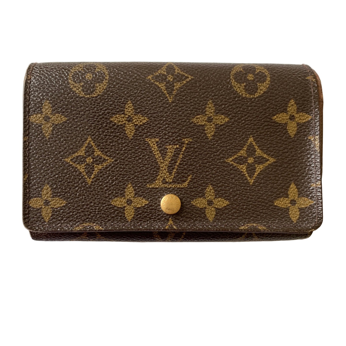 Louis Vuitton monogram compact wallet MI0976 Authentic with COA