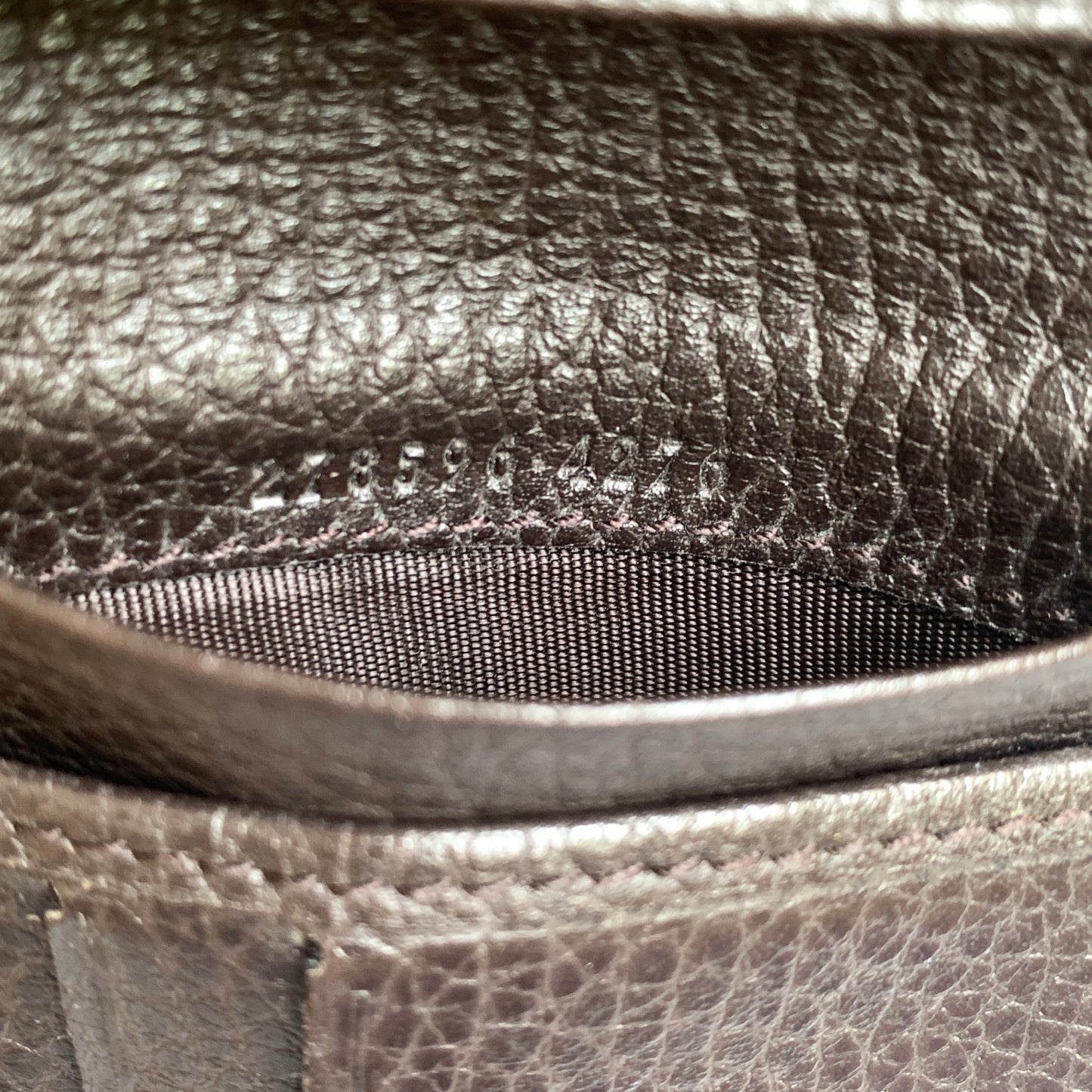 Gucci GG monogram men’s bifold leather wallet Authentic with COA 5x3.7