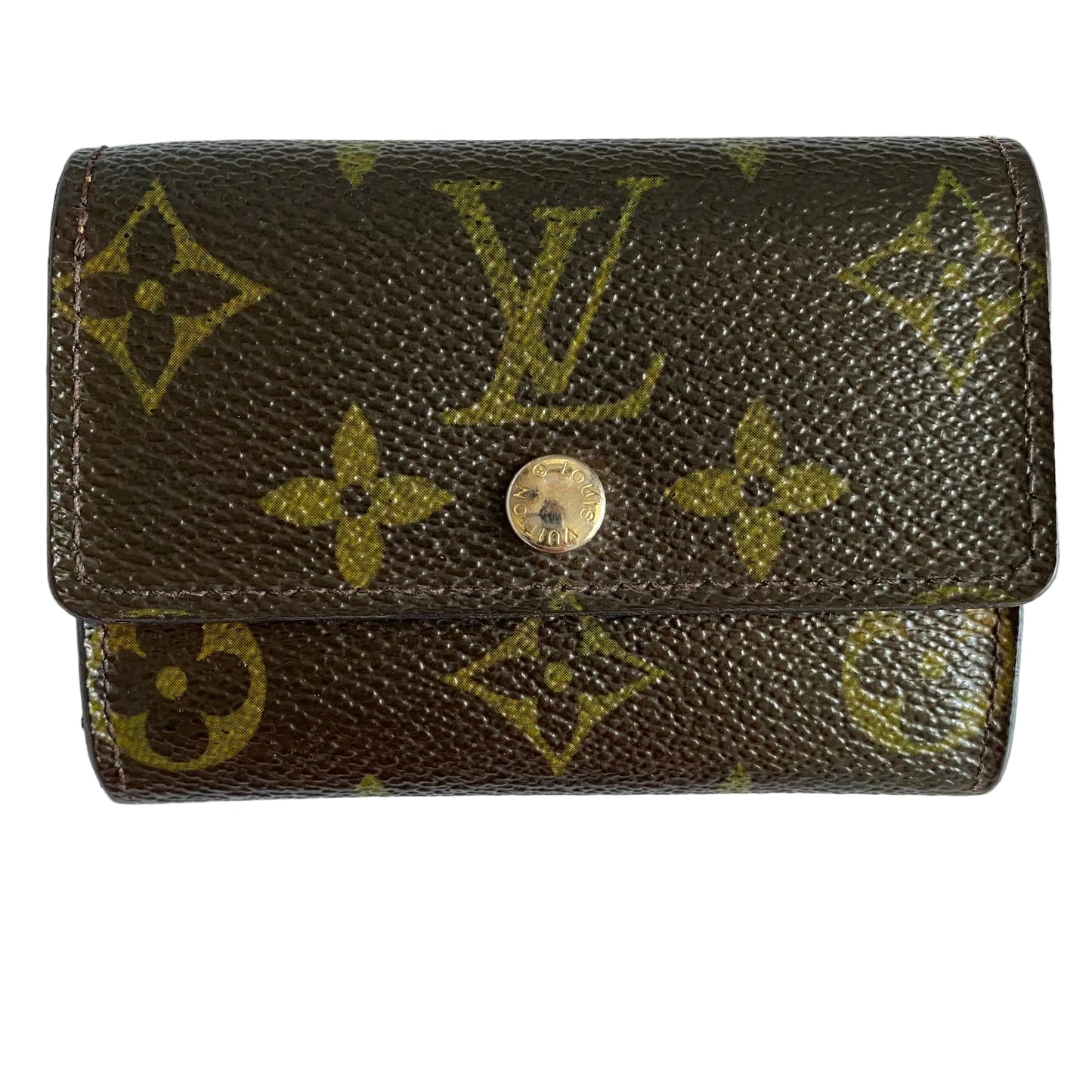 Louis Vuitton monogram card holder wallet RA4029 Authentic with coa