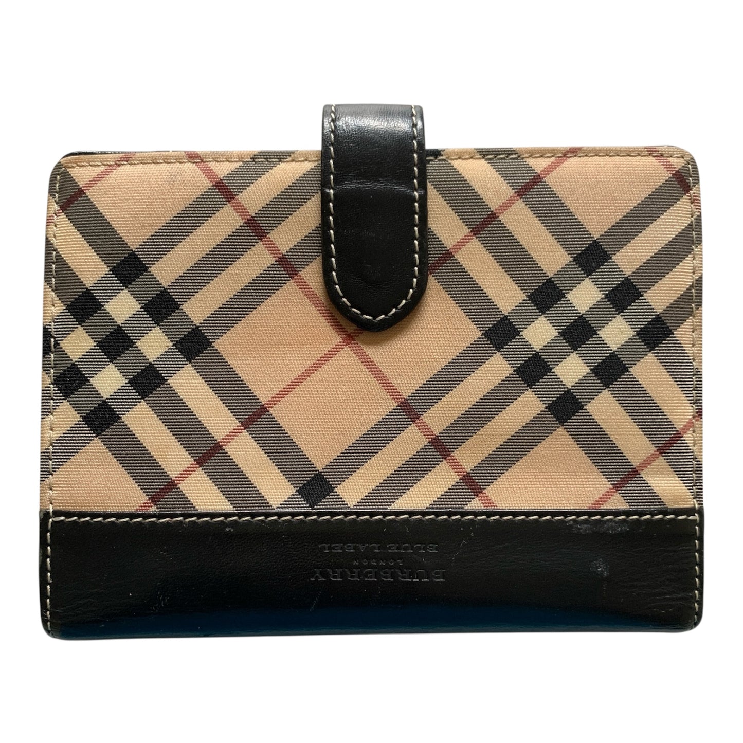 Burberry classic check unisex agenda card holder wallet Authentic with COA