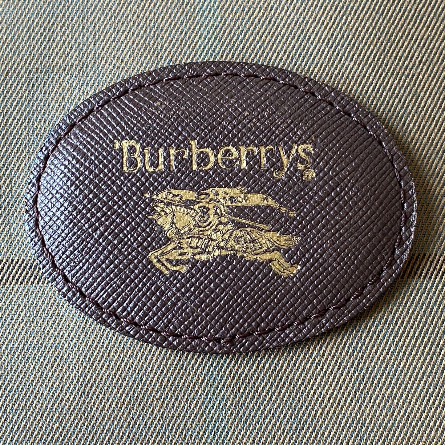 Burberry vintage check laptop tote bag handbag Authentic with COA