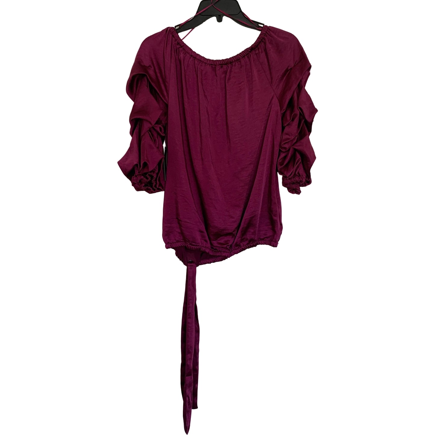 Vince Camuto Womens NWT plum blouse size small
