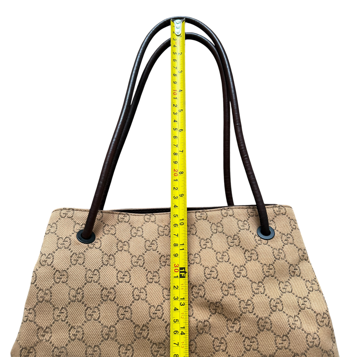 Gucci monogram shoulder bag 12x12x4.8” authentic with COA
