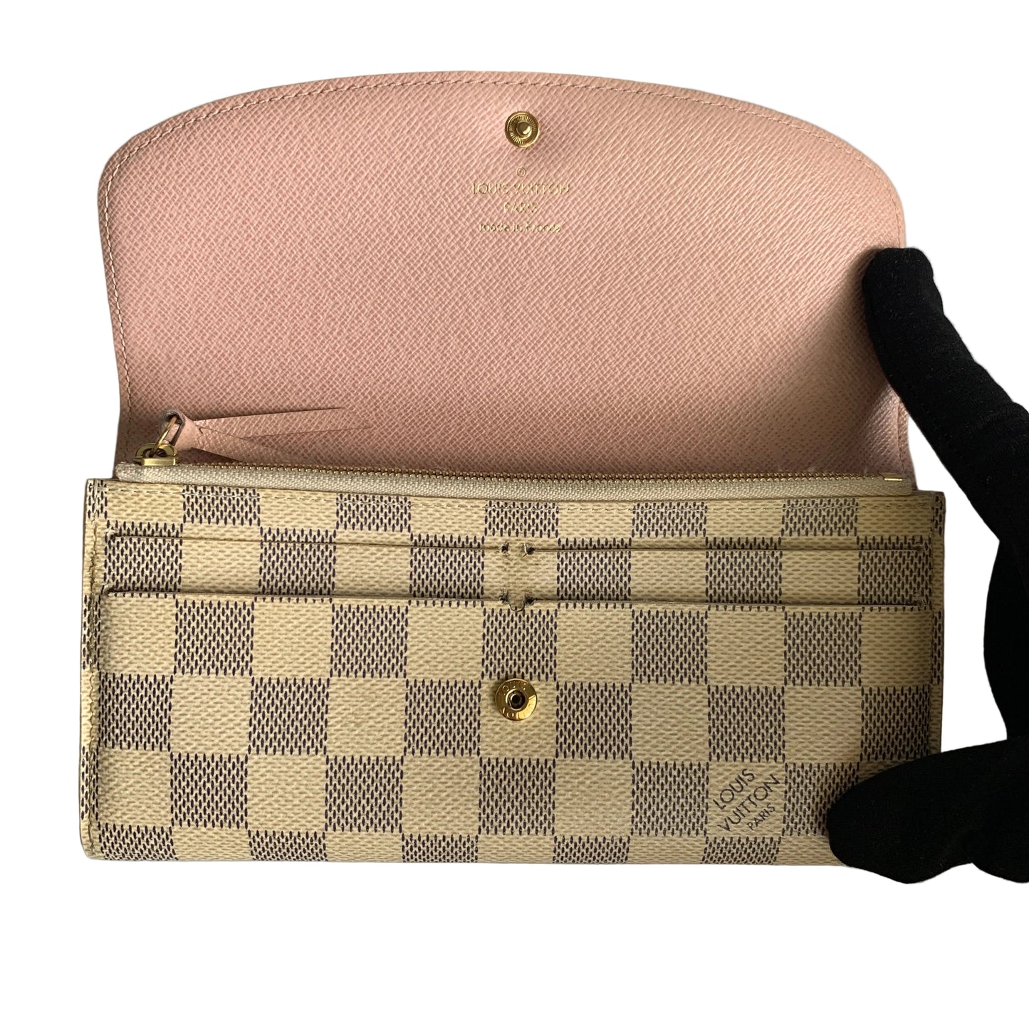 Louis Vuitton damier azure long wallet TA1117 authentic with COA
