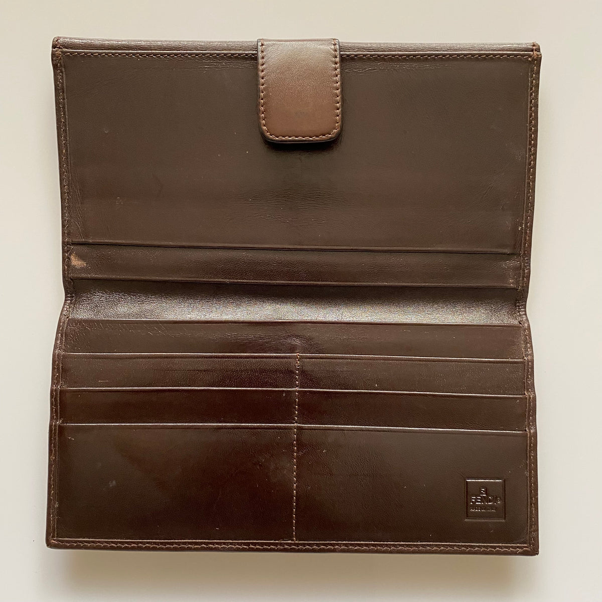 Fendi zucca monogram long wallet Authentic with COA 7.3x4