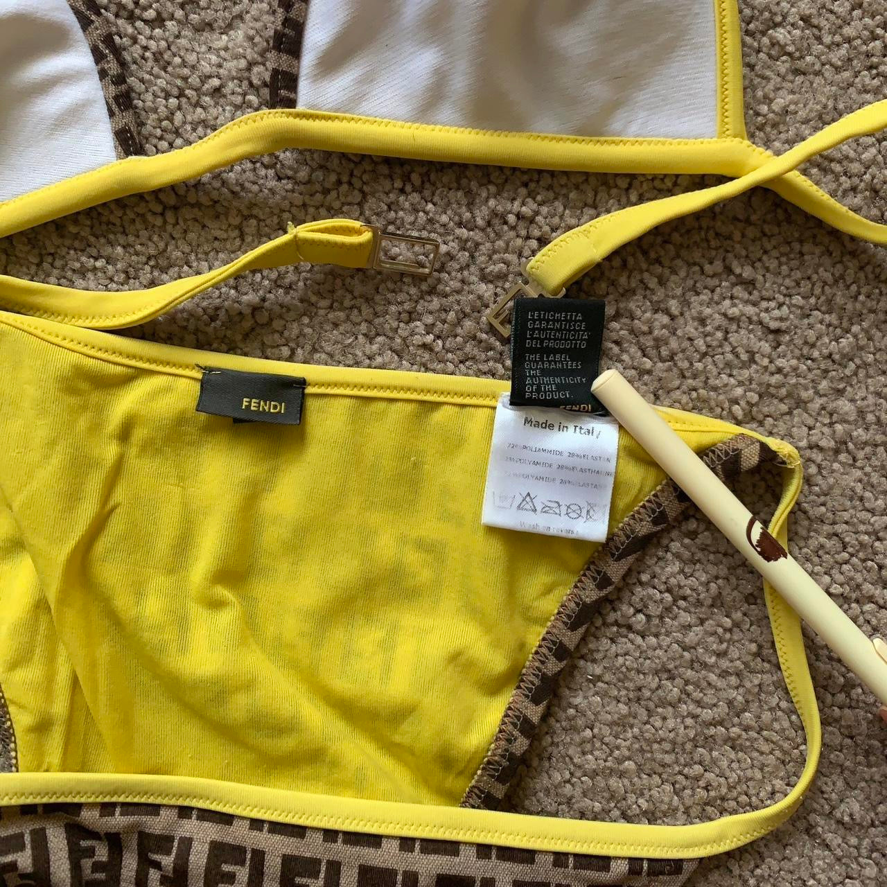 Authentic FENDI Women’s monogram bikini set