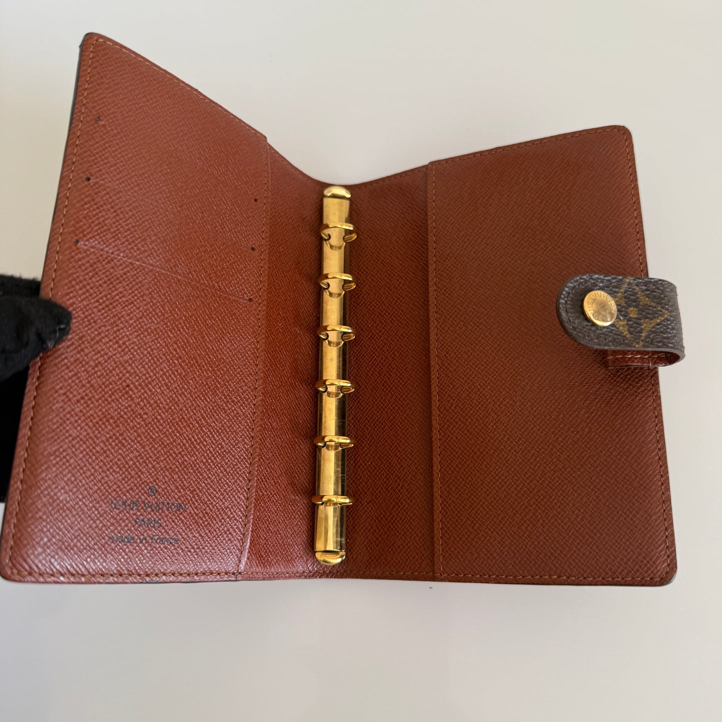Louis Vuitton monogram unisex agenda organizer planner authentic with COA SP1010