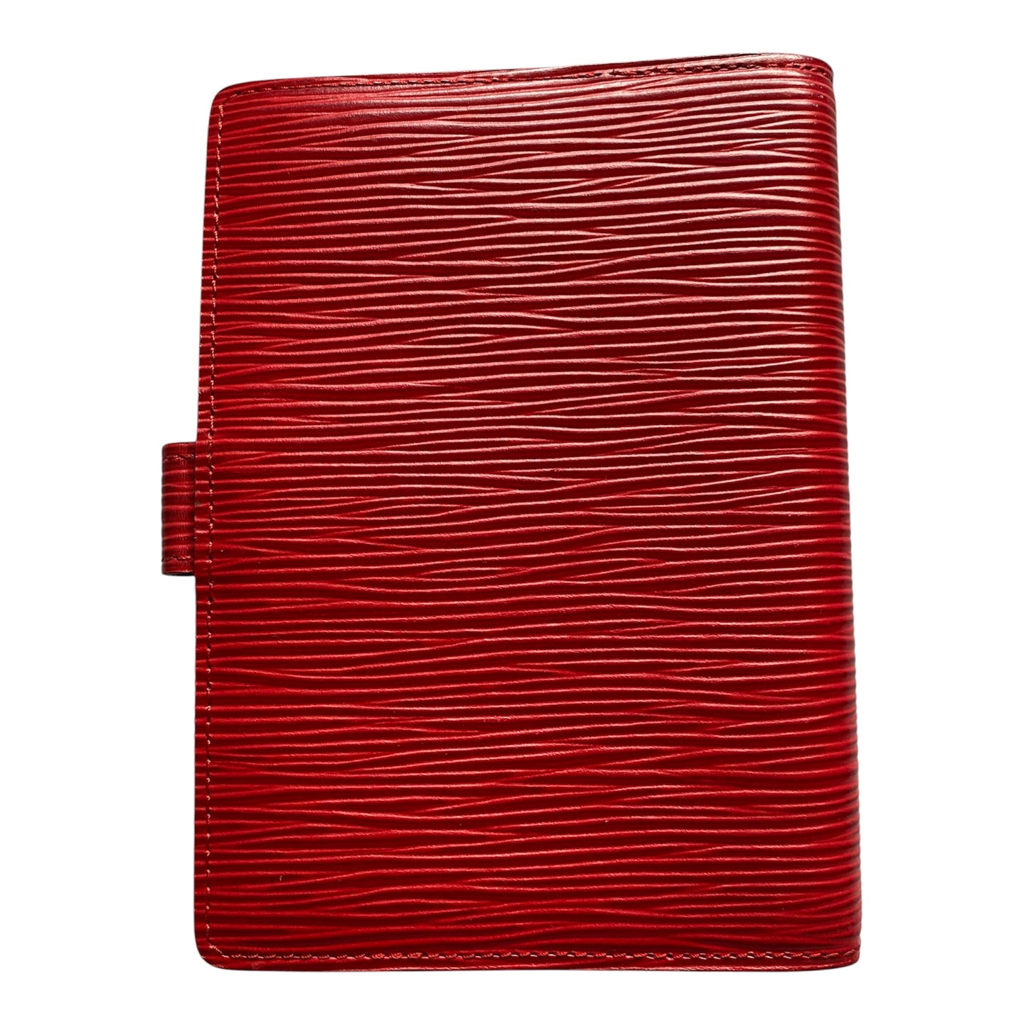 Louis Vuitton red Epi leather agenda PM Authentic with COA 5.6x4.1